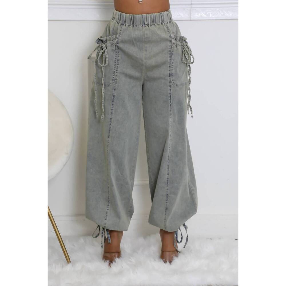 NEW HIGHLIGHT tina pants in denim